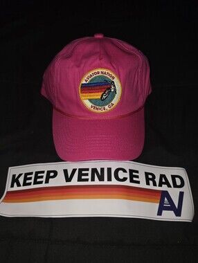 Aviator Nation Hot Pink Rainbow Hat